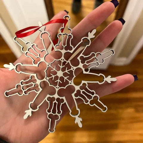 Giftzore™ Weiner Snowflake Ornament