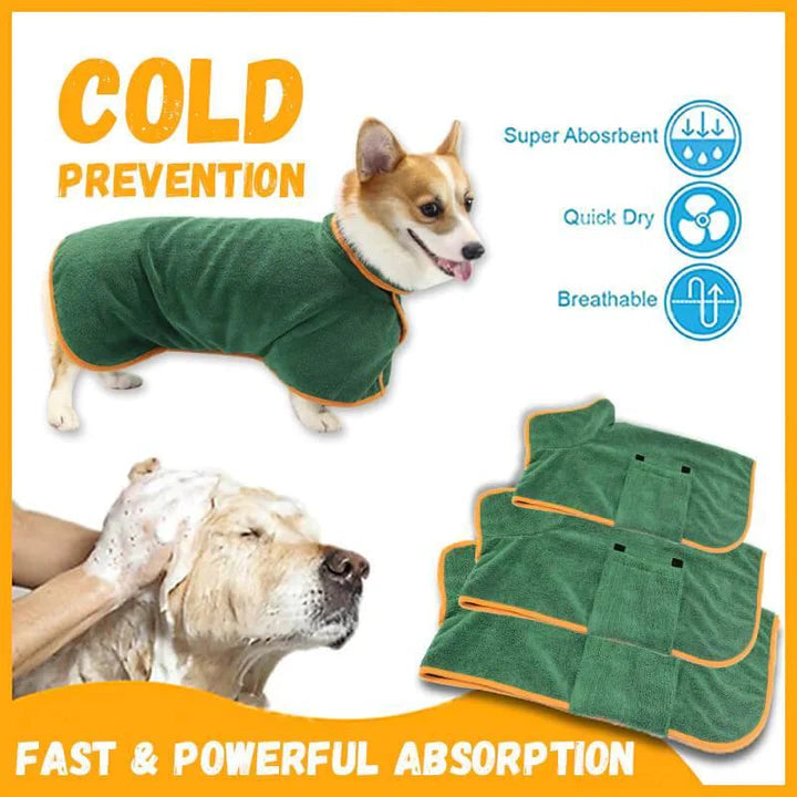 Giftzore™ Pet Bathrobe