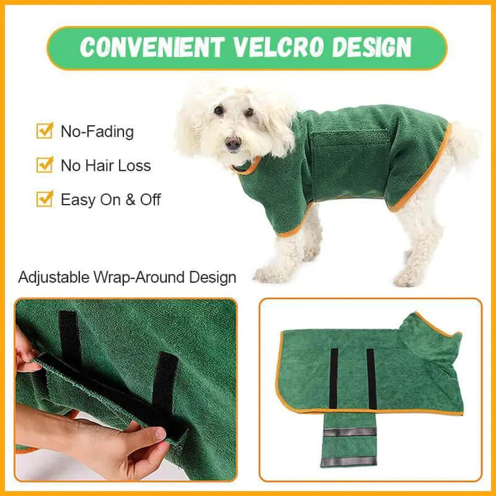 Giftzore™ Pet Bathrobe