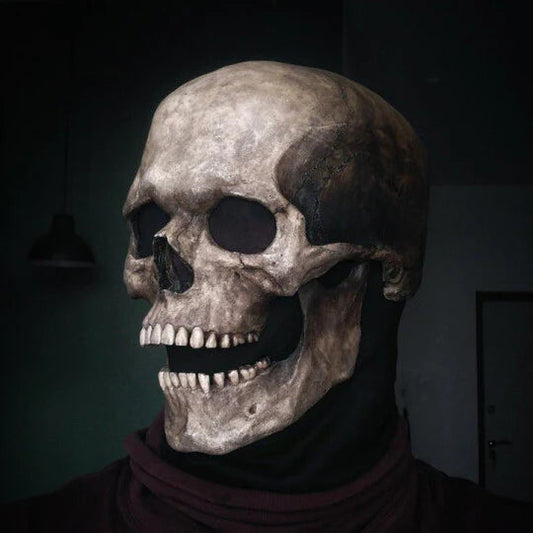 Skull Mask W/ Movable Jaw